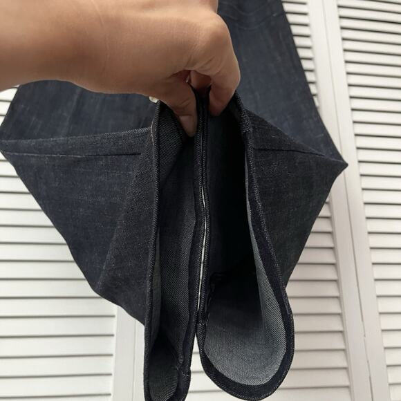 MaxMara Weekend New Bootcut Jeans FitW116 Stretch, Size US 8, butterfly patch. - Picture 2 of 12